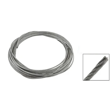 гъвкав кабел от неръждаема стомана с Диаметър 3 мм, с Дължина 12 метра)