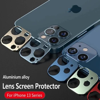 Защитни фолиа за екрана на Iphone на Apple 11 12 Pro Max на Iphone13 Mini от неръждаема стомана Метална защитно фолио Калъф за защита на задната обектива