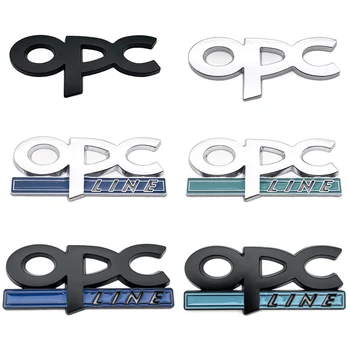 Емблема OPC Line Икона На Предната Решетка на Радиатора Етикети На Опашката на Лого За Opel Astra G H J K F, Corsa D Zafira B Insignia Mokka Regal Аксесоари