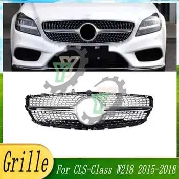 Решетка за Предна Броня GT/Diamond Style Състезателна Решетка За Mercedes Benz Cls-Class W218 CLS300 CLS320 CLS350 CLS450 CLS500 2015-2018