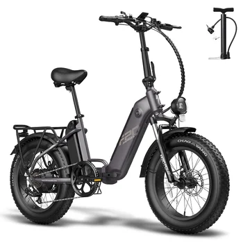 Fafree FF20 вълна сгъваем електрически велосипед 20 * 4,0 инча за възрастни, по-голямата велосипедна гума 500 W, батерия 20,8 Ah, 7-стъпка E-МТБ на разстояние от 140 км