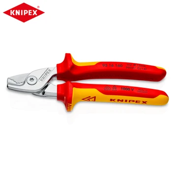 Кабелен нож KNIPEX 95 16 160 Издръжлив И лесен За експлоатация Лесно се реже, Без да раздавливания кабели Удобно и бързо
