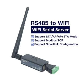 DC5 ~ 36V Сериен Порт RS485 КЪМ WiFi Сървър Конвертор ИН Модул Elfin-EW11A Поддръжка на TCP/IP Telnet Modbus MQTT