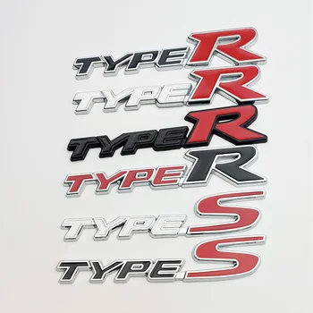 3d Метален Лого Type S, Букви, Емблеми Type R, Икона на Багажника на Колата, За Honda Accord, Civic FK2 FN2 EP3, Етикети Тип S Type R, Аксесоари