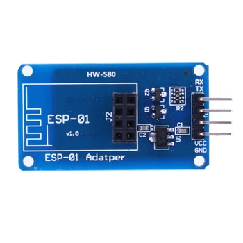 Модул безжичен адаптер WiFi 802.11 b/g/n ESP8266 ESP-01 Модул адаптер Поддържа режим на сигурност WPA/WPA2, Съвместим с Arduino