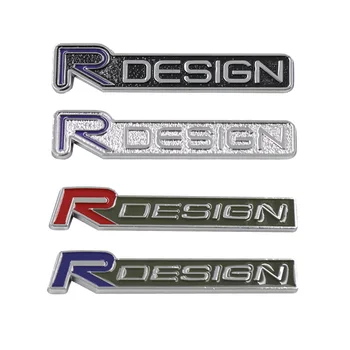 3d Метален Логото на R DESIGN На Задния Крило на Багажника на Колата, Емблема, Икона, Стикер за Volvo Rdesign XC90, S60, XC60, V70, S80 S40 и V50 V40 V60 C30