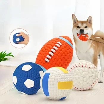 Играчка за домашни любимци, топка, гумена играчка за кучета, устойчив на укусам, кученце, интерактивни играчки-пъзели, голдън ретривър, модул за обучение да намерят играчки аксесоари за кучета