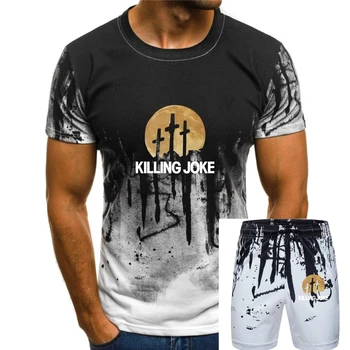 Killing Joke Нов Европейски тур 2020, Мъжка Черна тениска, Концерт на група