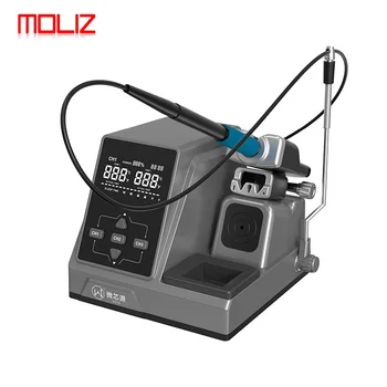MOLIZ T210 Интелектуална Поялната станция За Ремонт заваряване на печатни платки Мобилен телефон BGA, Съвместима С Топчета паяльника JBC C210