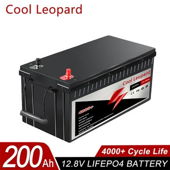 Батерия LiFePO4 12V 200Ah за подмяна на голяма част от резервно захранване, домашно устройство за съхранение на енергия, автономна акумулаторни батерии на АВТОБУСА