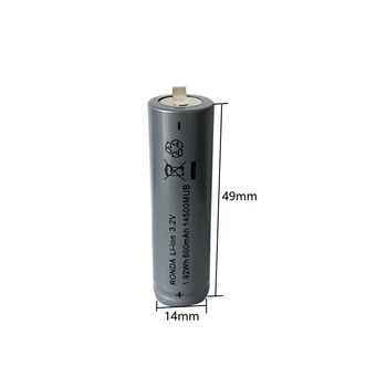 Железофосфатная литиева батерия 14500 3.2 В брой 5 за самобръсначки-депилятора