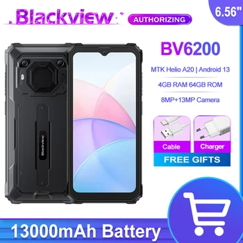 Blackview BV6200 Android13 Здрав Телефон Хелио A22 6,56 