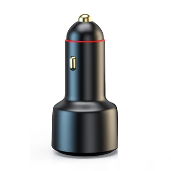 Зарядно за кола USB 5A с бързо зареждане, запалки с розетка 12-24 В, зарядно за кола USB за зареждане на телефона Adapte