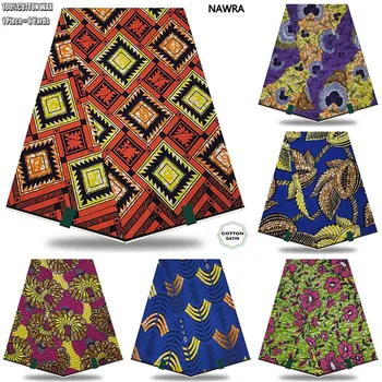 Най-популярната Истинска Оригинална африканска плат от този восък, 100% памук, Гана, Нигерия, Стил, Високо качество, Анкара, Восъчен материал с щампи
