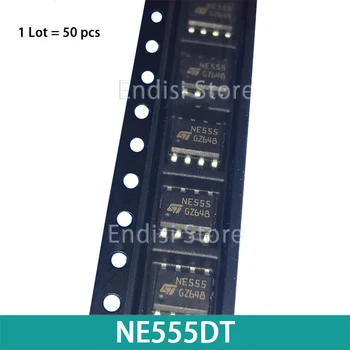 50ШТ Чип NE555DT NE555 СОП-8 ST общо предназначение с единични биполярными таймери IC