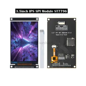 Модул TFT дисплей, 3,5-инчов LCD капацитивен сензорен екран, 320*480 IPS Използвате 4W-SPI Сериен FT6336U Plug 5V Микроконтролер 3,5 инча