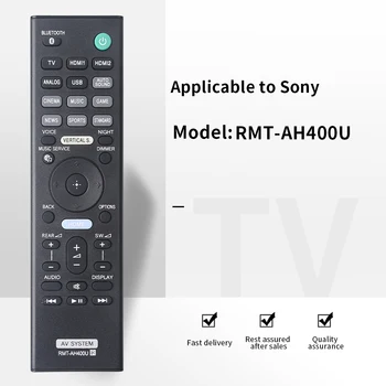 ZF се прилага за подмяна на дистанционно управление RMT-AH400U за звуков панел за домашно кино на Sony RMTAH400U HT-Z9F SA-WZF9 SA-Z9F