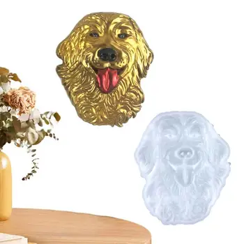 Направи си САМ Кристална эпоксидную смола под формата На куче, форма за леене на Силиконови животни, форма за рамки за картини, художествени занаяти