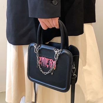 Стръмни чанта през рамо за най-горещите момичета, дамски чанти с горната дръжка от изкуствена кожа, чанти, портмонета, Модни реколта чанти-незабавни посланици на рамото за жени