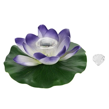 Led лампа Lotuss Flower, с Променящ се цвят, Плаващ лихвен лампа Lotuss Цветя, Градински фенери, Водоустойчива лампа Lotuss на слънчевата енергия за градината