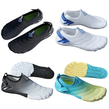 Маратонки за гмуркане, нескользящая плажни обувки за плуване, бързосъхнеща обувки за сърф, Дишащи износоустойчивост, за да проверите за походи към езерото
