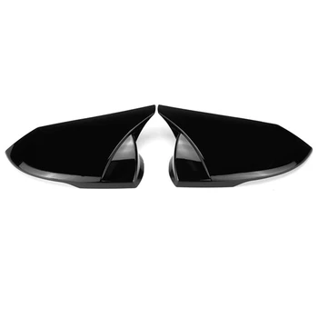 Колата M Style, Лъскаво Черен Панел на огледалото за обратно виждане, Рамка за Страничните огледала, Капачки за Hyundai Elantra 2021 2022