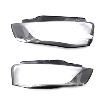 Автомобили на прожекторите Налобный фенер Лен Frame Shell-Прозрачна капачка на абажура, Съвместима с A4 B8 Facelift 2012-2016 8K0941043 на Едро