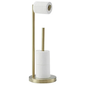 Титуляр на ролка тоалетна хартия, Рафтове За съхранение на Тоалетна хартия Препоръчва Опаковка Хартиени кърпи Gold За баня