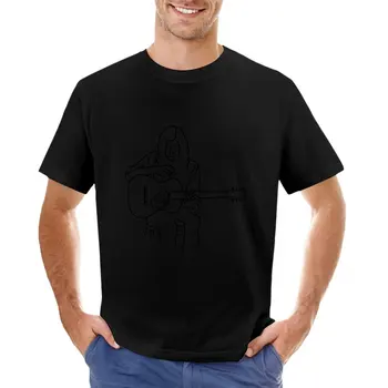 Тениска с изображение, Ник Дрейк, эстетичная дрехи, черни тениски, черни тениски за мъже