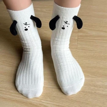 Забавни творчески чорапи с 3D Модел, сладки памучни дишащи и удобни чорапи за жени, Мъжки чорапи, Директна доставка