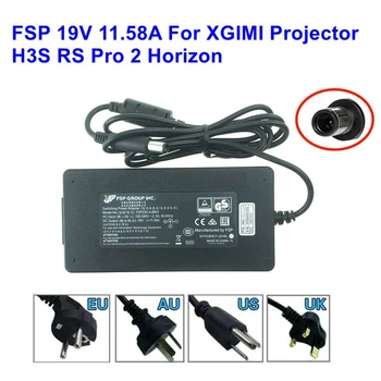 Оригинален адаптер FSP 19V 11.58 A 220W DC За Проектор XGIMI HKA220190A2-6B H3S RS Pro 2 Horizon Адаптер за Захранване на Зарядно Устройство