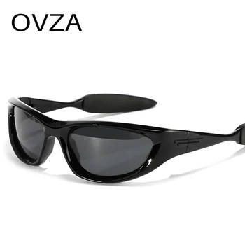 OVZA 2023, Нови Модни Спортни Мъжки слънчеви очила, Поляризирани Дамски Вело очила в стил пънк S1050