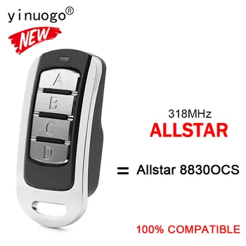 За ALLSTAR 8830OCS Гаражни врати/Дистанционно Управление на Портата 318 Mhz Подмяна Ключодържател-Предавател ALLSTAR Remote Control