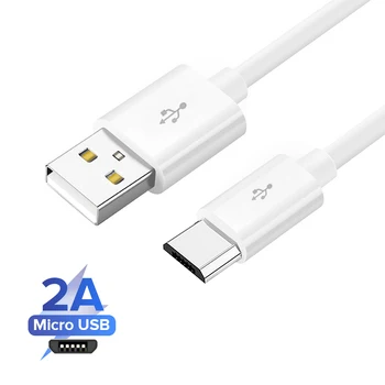 0,25 1 1,5 2 3 m Микро-USB Кабел 2A Бързо Зареждане Micro Кабел за предаване на данни Samsung/xiaomi/vivo/huawei Кабели за мобилни телефони Android