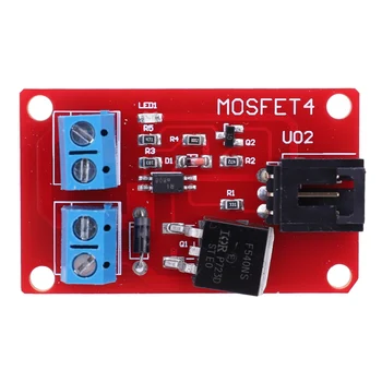 1 Канал Електронни ключове MOSFET Модулен превключвател на IRF540 Електрически блок Превключвател за мпс с по-Слаби