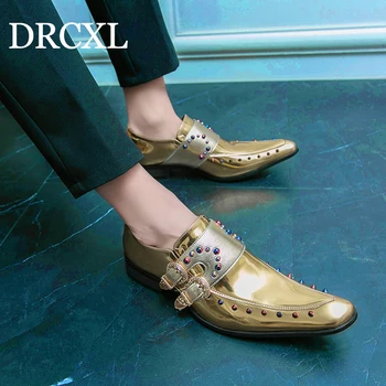 DRCXL, кожени обувки, Златни дерби, 