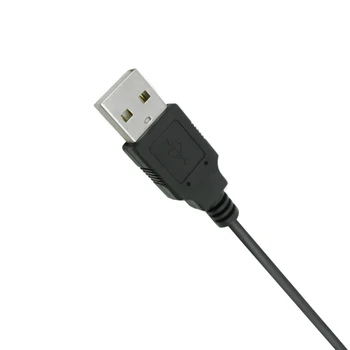 1 М/1,5 м USB Plug 2pin Тел САМ Кабел с Косичкой 5 В Черен USB захранващ Кабел 2 Тел Кабел С Косичкой Включете USB Кабел За зареждане