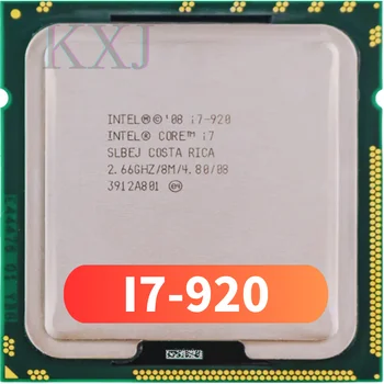 Процесор Intel Core i7-920 SLBCH/SLBEJ 2,66 Ghz четириядрен процесор 8M L3 с жак LGA1366 I7 920 ПРОЦЕСОР (работен, 100% Безплатна доставка)