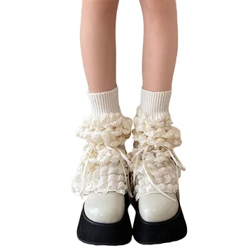 Xingqing Фея Гръндж Гети за крака 2000-х, Женски Естетически Чорапогащи с мехурчета, Красиви Кавайные копчета в стил Лолита