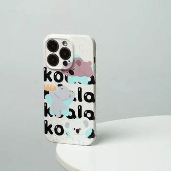 Koala сладък творчески калъф за мобилен телефон iPhone iphone14promax нишевый графити 