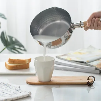 Със стъклен капак, за пържене захар с незалепващо покритие, за приготвяне на супа, за готвене кухненски юфка, тенджера за мляко в японски стил