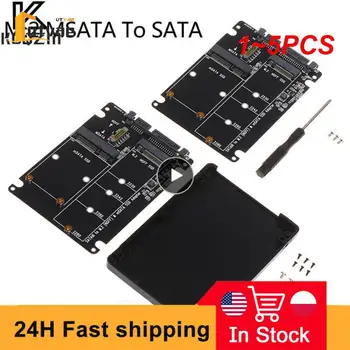 1-5 бр. 60 gbps За M2 NGFF SATA SSD MSATA SSD Адаптер MSATA за SATA M. 2 Такса адаптер за твърд диск NGFF За SATA