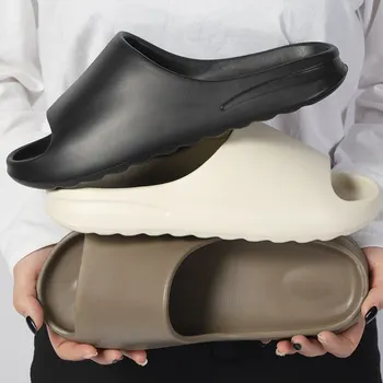 Feslishoet/Мъжки чехли на дебела подметка, модни джапанки за баня на платформата, нескользящая тенденция дизайнерски обувки, дамски чехли