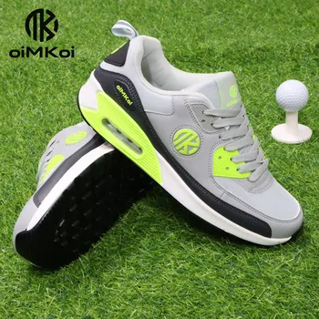 OIMKOI/ нова мъжки обувки за голф, мека и удобна нескользящая обувки за тренировки на открито