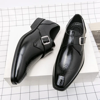 2023 Италиански Модел обувки, Мъжки Обувки За Сватбени партита, Висококачествени Ежедневни Лоферы, Мъжки Дизайнерски обувки на равна подметка, Zapatos Hombre, Големи Размери 47
