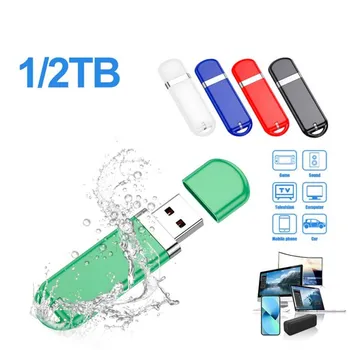 2T USB Флаш памети 2,0 Флаш памет от 128 GB, 256 GB, 512 GB Cle Usb Memory Stick U Диск за ТЕЛЕВИЗИЯ Компютърна Предаване на USB Memory 2023