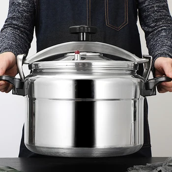 Тенджера под налягане алуминиева сплав с Голям капацитет, готварска печка на Газ, можете да използвате взривозащитен гърне, домашна посуда 5-18 л