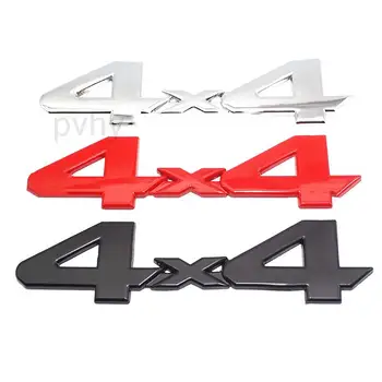3D Метален лого 4X4 Емблема на задния багажник на кола, икона, стикер, стикер за Toyota HIGHLANDER, Tundra LAND CRUISER, Автомобилни аксесоари
