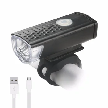 Под наем USB Зареждане Предупреждение за преден Опашката Планински велосипед Комплект-предна на опашката USB светлината на прожекторите
