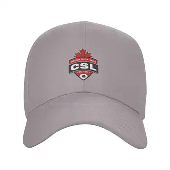 Логото на Канадската футболна лига (CSL), модерен висококачествен деним, шапка, Вязаная капачка, бейзболна шапка